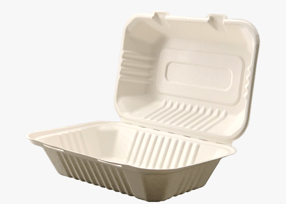 泰国工厂大量现货供应： 纸浆模塑餐具;9×6锁盒 型号1